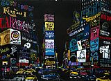 Leroy Neiman The Lights of Broadway